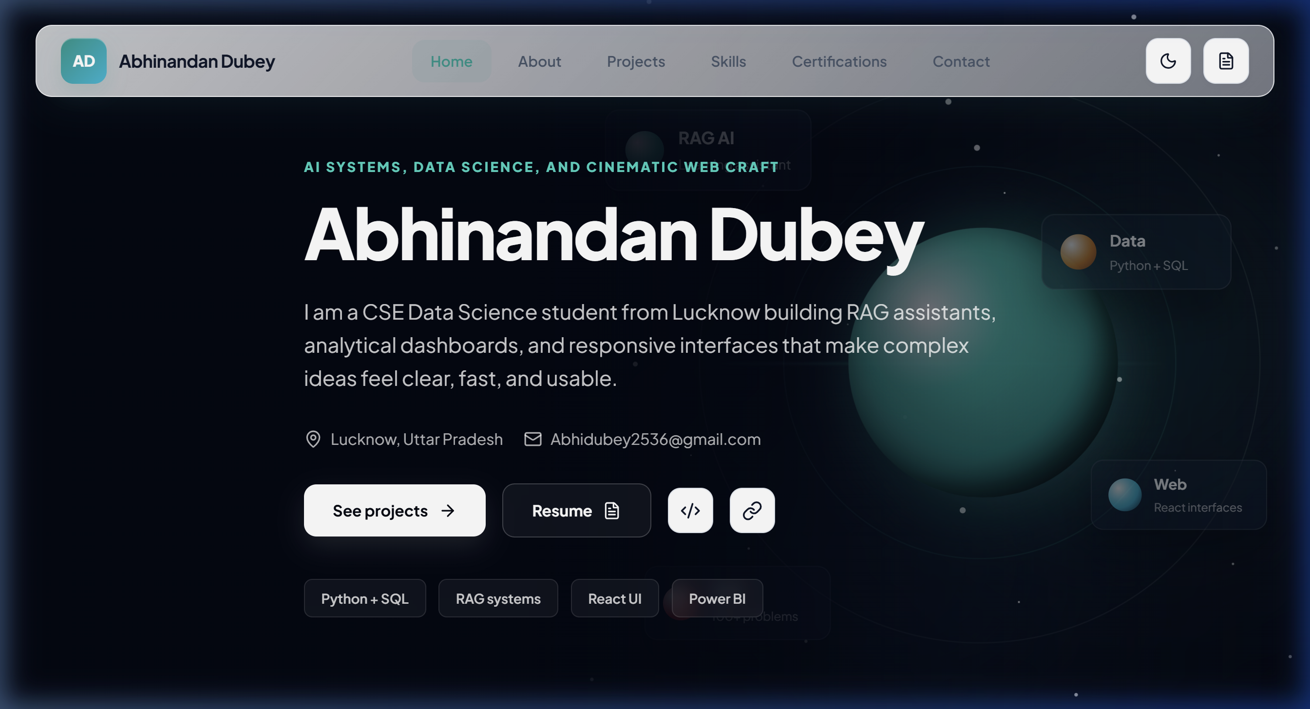 Responsive Portfolio Website
